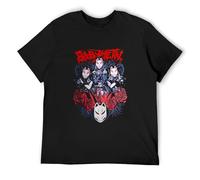 GAOYEA Babymetal Unisex 100% Cotton Short-Sleeve T-Shirts Black M