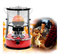 GaoYIYI Paraffin Heater,Paraffin Heaters For Home,Indoor Heating Stove Camping Stove Heater, 360° Surround Heating Kerosene Stove,5.2L Kerosene Stove Heater,Suitable ForIndoor Outdoor(Color:red)