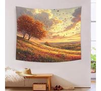 GAOYUCHUN Beautiful Autumn Landscape Tapestry Wall Hanging 3D Print Bedding Tapestry Art Decor for Bedroom Living Room Dorm 100cmx150cm