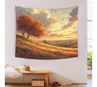 GAOYUCHUN Beautiful Autumn Landscape Tapestry Wall Hanging 3D Print Bedding Tapestry Art Decor for Bedroom Room Decor Twin Bedspread 180cmx230cm