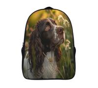 GAOYUCHUN Cocker Spaniel Backpack, Children’s Bag for Nursery, School, Lunch, Books, Travel & Storage, 3D Soft Kids Rucksack, Backpacks 40x28x16cm