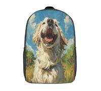 GAOYUCHUN Dog Bookbag Kids School Backpack School Bags 3D Printed Cartoon School Bag for Boys Elementary And Middle School Student Backpacks 17inch