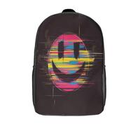 GAOYUCHUN Smiling Face Children's Backpacks, Backpack Student Bag, 3D Printed Student School Bag Cartoon Bag Travel Bookbag for Kids Gift Children School Bags 17inch