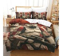 GAOYUCHUN Star Wars 3D Printed Duvet Cover Set Bedding Set,Soft Microfiber Pillowcases,Hidden Zipper Quilt Cover Easy Care Comforter Cover for Kids Boys Girls Teens Single（140x200cm）