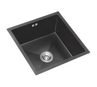 GAOzhenq Stainless Steel Kitchen Sink,Small Sink Kitchen Sinks Single Bowl Outdoor Campervan Sink With Full Set Of Accessories,Silver Gray