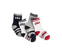 GAP Baby Boys' 4-Pack Crew Socks Logo, 6-12 Months