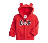 GAP Baby Boys' V-tb PTF Logo Fz Sweatshirt, Red Wagon, 18-24 Months