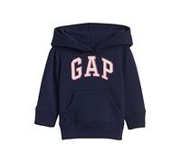 GAP Baby Girls' V-tg PTF Fh Logo Po Sweatshirt, Elysian Blue, 2 Years