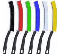 Gap Cleaning Brush Hard Bristle Crevice Cleaning Brush Multifunctional Cleaning Brush for Bathroom, Kitchen, Tiles, Window Groove (6 PCS Multicolor)