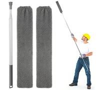 Gap Dust Cleaner, Retractable Microfiber Gap Cleaning Duster Flexible Long Flat Gap Duster with Extendable Pole and Cloth Cover for Sofa Bed Furniture Bottom Ceiling Fan Blinds