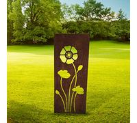 GAP GARDEN PRODUCTS SMALL DECORATIVE GARDEN PANEL -POPPY