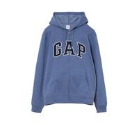 GAP Logo Heritage Hoodie Hooded Full Zip Sweatshirt, Bainbridge Blue 117 V2, M
