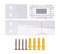 Gap Measuring Instrument Crack Monitor Precision Acrylic Caliper Tool for Building Wall Crack Detection and Measurement with Graduated Accuracy Lightweight Portable Design