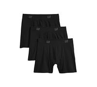 GAP Men's 3-Pack Boxer Brief Underpants Underwear, True Black, L