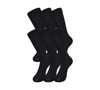 GAP Men's Dress Crew Socks, Soft & Stretchy, Black (6-Pack), One Size (Pack of 12)