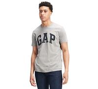 GAP Men's Classic Logo Tee T-Shirt, Light Heather Grey, XL