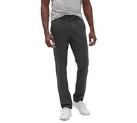 GAP Men's Essential Slim Fit Khaki Chino Pants, Soft Black, 36W x 32L