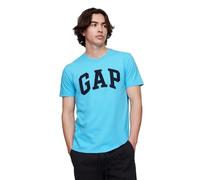 GAP Men's Everyday Soft Logo Tee, Ice Blue 740, Large