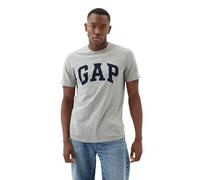 GAP Men's Everyday Soft Logo Tee T-Shirt, Heather Grey, Large
