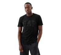 GAP Men's Everyday Soft Logo Tee, True Black, Large