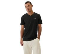 GAP Men's Everyday Soft Logo V-Neck T-Shirt, True Black V2, Large