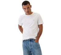 GAP Men's Everyday Soft Micro Logo Crewneck T-Shirt, White V2 Global, Medium