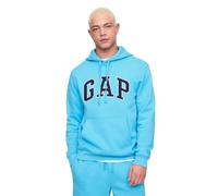 GAP Men's Heritage Logo Pullover Hoodie, Aquarius, M