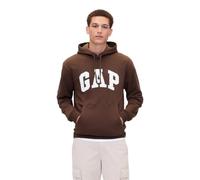 GAP Men's Heritage Logo Pullover Hoodie, Dark Brown 1, S