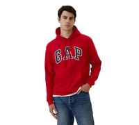 GAP Men's Heritage Logo Pullover Hoodie, Red Apple, XS