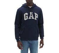 GAP Men's Logo Fleece Hoodie Hooded Sweatshirt, Tapestry Navy, XXL