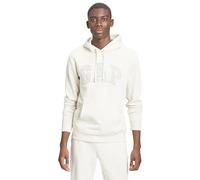 GAP Men's Heritage Logo Pullover Hoodie, Unbleached White, XL