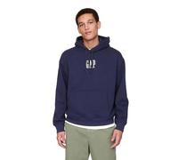 GAP Men's Logo Corp Hoodie, Navy Uniform, XXL