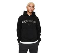 GAP Men's Logo Fleece Hoodie, True Black V2, L