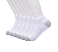 GAP Men's Original Core Low Cut, 6-Pack Adult Socks, Soft & Stretchy, Comfortable, Optic White (6-pack), One Size