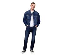GAP Men's Slim Jeans with Gapflex, Worn Dark, 33W x 30L