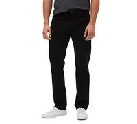 GAP Men's Straight Fit Denim Jeans, True Black, 34W x 32L