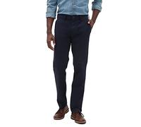 GAP Men's Essential Straight Fit Khaki Chino Pants, New Classic Navy, 32W x 34L