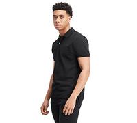 GAP Men's V-Stretch Pique Polo-Solid Shirt, True Black, Large