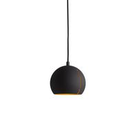Gap Pendant Round Black/ Brass