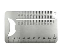 Gap Reference Measuring Card Rustproof High-Strength Non-Slip Measurement