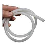 gap solid Silicone Rubber Cord White Seal O Ring Cord 1.5mm 2mm 3mm 6mm 8mm 10mm 16mm 1 meter strip excluder (Size : 1 Meter, Color : 6mm)
