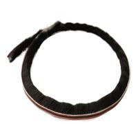 gap solid Waterproof Felt Draught Excluder Wool Pile Weatherstrip Window Door Brush Seal 5mm 6mm 7mm x 6mm 8mm 12mm 10 meter Black strip excluder (Size : 12mm, Color : 7mm)