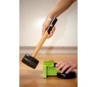 Gap Tap Heavy-Duty Floor Gap Fixing Tool - Enhanced Suction Cup, Non-Scratch Mallet for Easy Laminate, Vinyl, Wood Floor Repairs