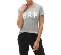GAP Women's Classic Logo Tee T-Shirt, Grey Heather, XL