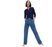 GAP Women's Crewneck Cardigan, Navy Uniform, L