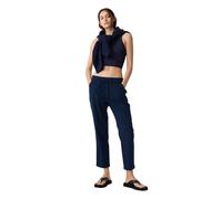 GAP Women's Easy Straight Pull-on Pants, True Indigo, M