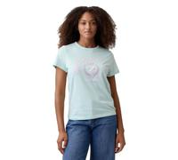 GAP Women's Favorite Crewneck Tee T-Shirt Graphic, Crystal Mint, XS