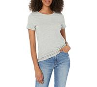 GAP Women's Favorite Crewneck Tee T-Shirt, Light Heather Grey, XXS