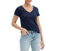 GAP Women's Favorite V-Neck Tee T-Shirt, Navy Uniform, L