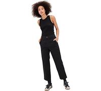 GAP Women's High Rise Girlfriend Khaki, True Black, 12 Petite